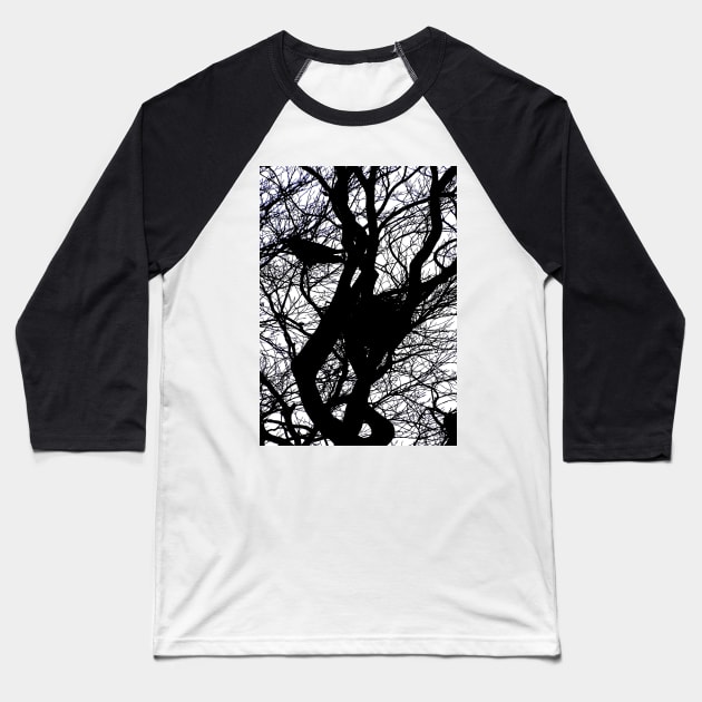 CROWS NEST SILHOUETTE Baseball T-Shirt by dumbodancer